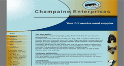 Desktop Screenshot of champainefreezedry.com